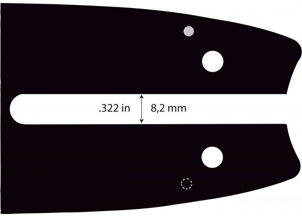 VODÍCÍ LIŠTA 12″ 3/8LP 1,3mm 44ogn. EVEREST