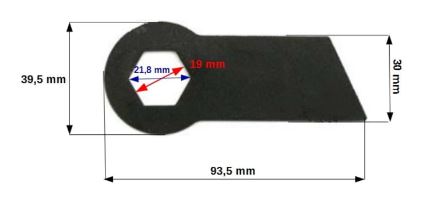 NŮŽ vertikutátor CASTORAMA SPS38 HECHT 5654 SADA 18 ks.