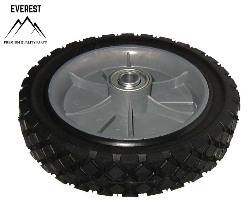 KOŁO UNIWERSALNE 200mm PLASTIKOWE ŁOŻYSKOWANE OPONA GUMOWA EVEREST