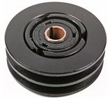 SPRZĘGŁO ODŚRODKOWE ZAGĘSZCZARKI WAŁEK 25mm 2 PASKI 17mm