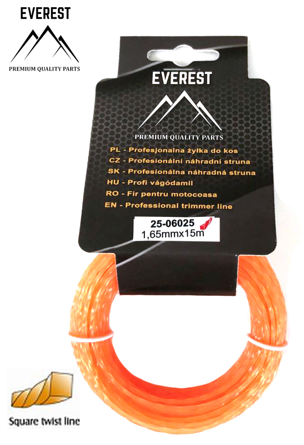 FIR PENTRU MOTOCOASA TWIST 1,65mm 15M EVEREST