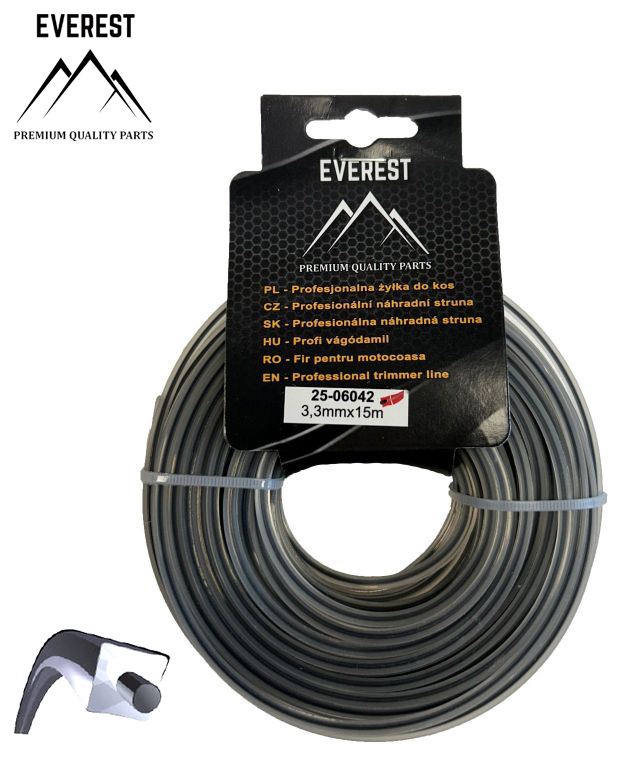 FIR PENTRU MOTOCOASA DUAL POWER LINE 3,30mm 15M EVEREST