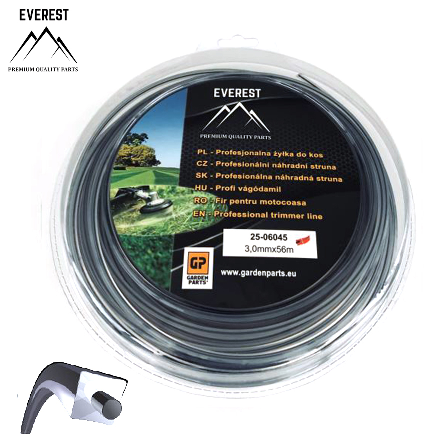 FIR PENTRU MOTOCOASA DUAL POWER LINE 3,00mm 56M EVEREST