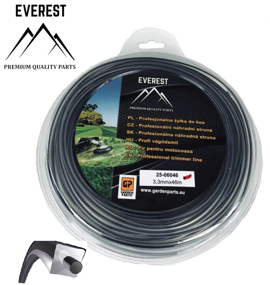 VÁGÓDAMIL DUAL POWER LINE 3,30mm 46M EVEREST