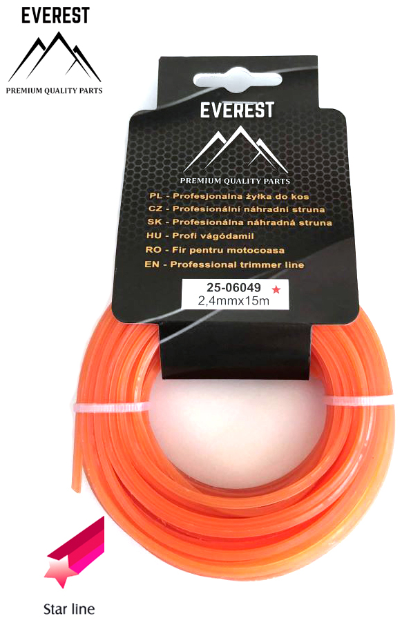 FIR STEA PENTRU MOTOCOASA 2,4mm 15M EVEREST