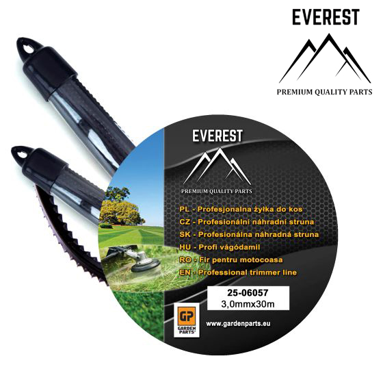 Náhradní struna – SAW LINE 3,0mm 50szt. 30cm EVEREST