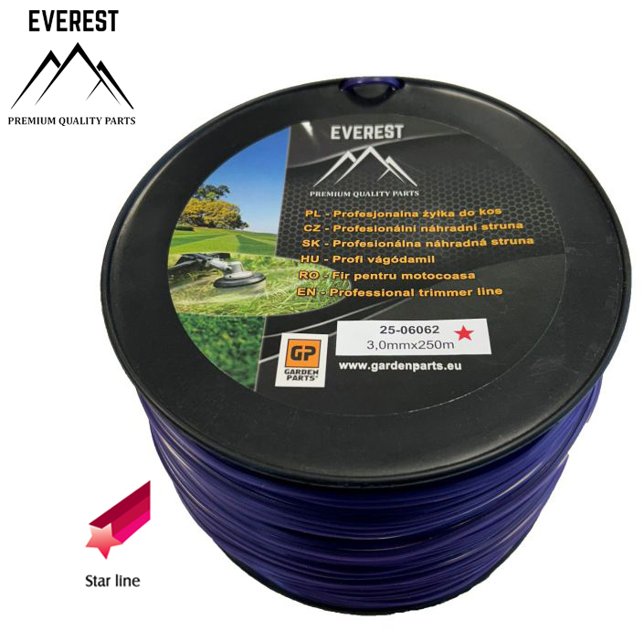 VÁGÓDAMIL CSILLAG 3,0mm 250M PROFESSIONAL EVEREST