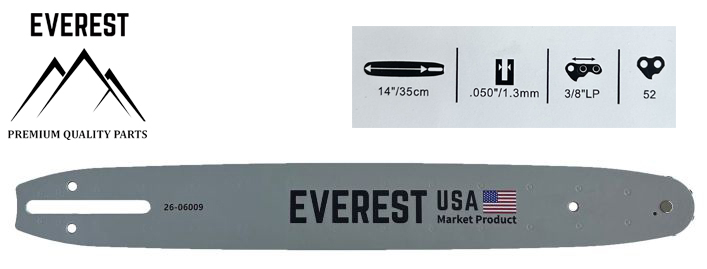 PROWADNICA 14″ 3/8LP 1,3mm 52ogn. EVEREST