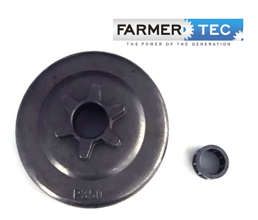KUPPLUNGSTROMMEL 3/8 6Z PARTNER 351 HUSQVARNA 236, 240 FARMERTEC