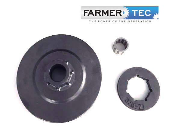 FREILAUFENDE TROMMEL 3/8 7Z CHINESISCHE KETTENSÄGE 38cc FARMERTEC