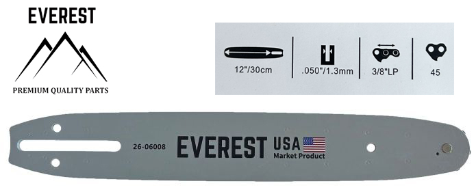 PROWADNICA 12″ 3/8LP 1,3mm 45ogn. EVEREST