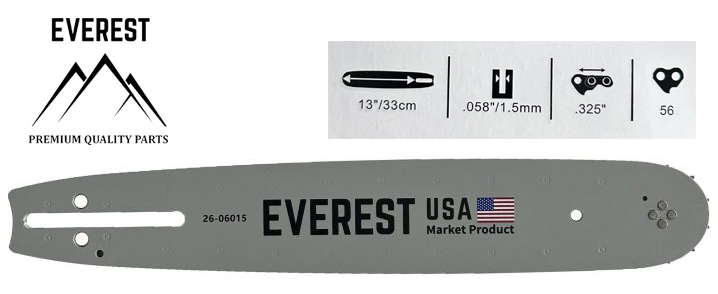 PROWADNICA 13″ .325 1,5mm 56ogn. EVEREST